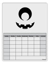 Cyclops Jack-o-Lantern Blank Calendar Dry Erase Board-Dry Erase Board-TooLoud-White-Davson Sales