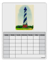 Watercolor Lighthouse 1 Blank Calendar Dry Erase Board-Dry Erase Board-TooLoud-White-Davson Sales