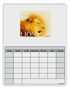 Lion Watercolor 3 Text Blank Calendar Dry Erase Board-Dry Erase Board-TooLoud-White-Davson Sales