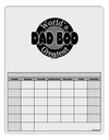 Worlds Greatest Dad Bod Blank Calendar Dry Erase Board by TooLoud-Dry Erase Board-TooLoud-White-Davson Sales