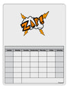 Onomatopoeia ZAP Blank Calendar Dry Erase Board-Dry Erase Board-TooLoud-White-Davson Sales