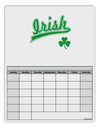 Irish Jersey Blank Calendar Dry Erase Board-Dry Erase Board-TooLoud-White-Davson Sales