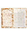 Matzo Chore List Grid Dry Erase Board All Over Print-Dry Erase Board-TooLoud-White-Davson Sales