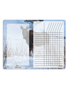 TooLoud Winter Scene All-Over-Print Chore List Grid Dry Erase Board All Over Print-Dry Erase Board-TooLoud-White-Davson Sales