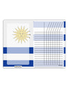 Uruguay Flag AOP Chore List Grid Dry Erase Board All Over Print-Dry Erase Board-TooLoud-Davson Sales