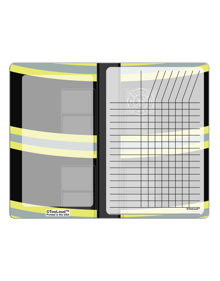 Firefighter Black AOP Chore List Grid Dry Erase Board All Over Print-Dry Erase Board-TooLoud-White-Davson Sales