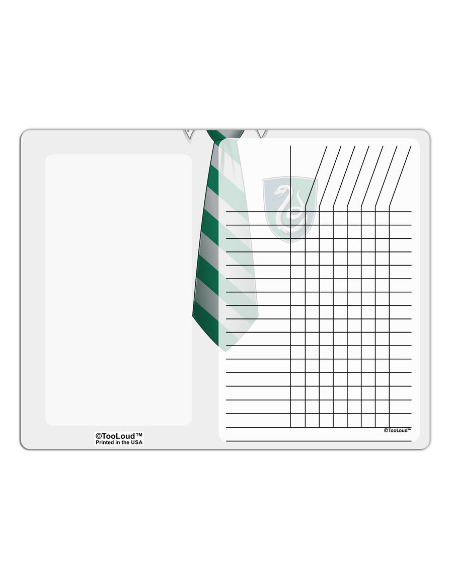 Wizard Uniform Green and Silver Chore List Grid Dry Erase Board All Over Print-Dry Erase Board-TooLoud-White-Davson Sales