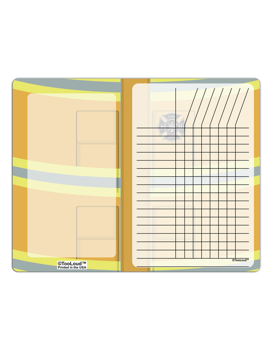 Firefighter Yellow AOP Chore List Grid Dry Erase Board All Over Print-Dry Erase Board-TooLoud-White-Davson Sales