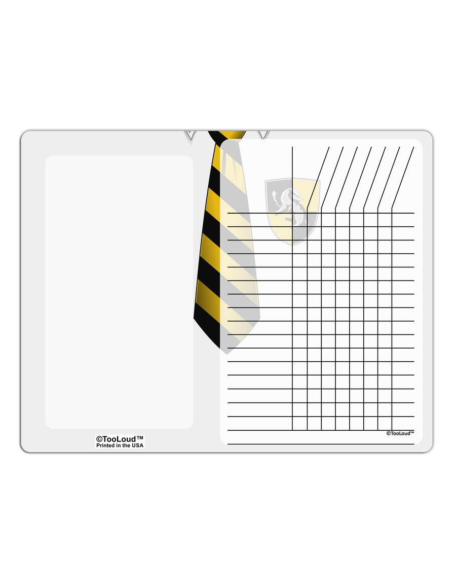 TooLoud Wizard Uniform Yellow and Black AOP Chore List Grid Dry Erase Board All Over Print-Dry Erase Board-TooLoud-White-Davson Sales