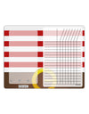 Pirate Crew Costume - Red Chore List Grid Dry Erase Board All Over Print-Dry Erase Board-TooLoud-White-Davson Sales