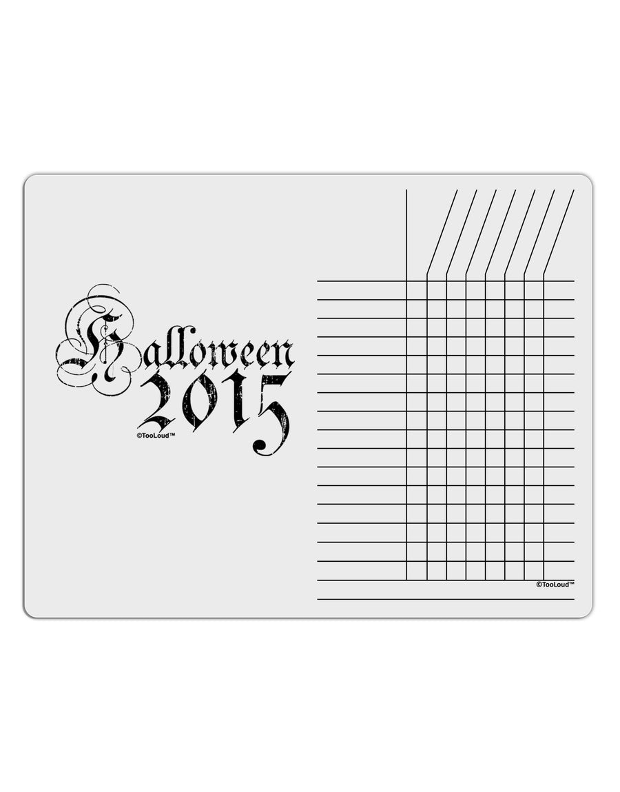 Halloween Current Year Script Distressed Chore List Grid Dry Erase Board-Dry Erase Board-TooLoud-White-Davson Sales