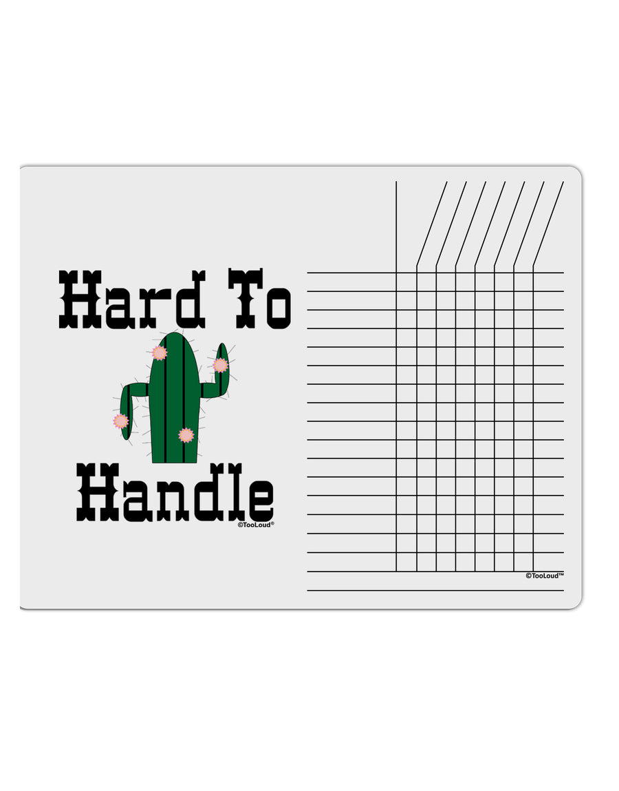Hard To Handle Cactus Chore List Grid Dry Erase Board by TooLoud-TooLoud-White-Davson Sales