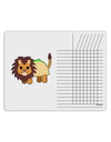 Cute Taco Lion Chore List Grid Dry Erase Board-Dry Erase Board-TooLoud-White-Davson Sales