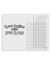 Love Begins With You and Me Chore List Grid Dry Erase Board by TooLoud-Dry Erase Board-TooLoud-White-Davson Sales