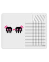 8-Bit Skull Love - Girl and Girl Chore List Grid Dry Erase Board-Dry Erase Board-TooLoud-White-Davson Sales