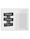 Drink and Drink and Fight Chore List Grid Dry Erase Board-Dry Erase Board-TooLoud-White-Davson Sales