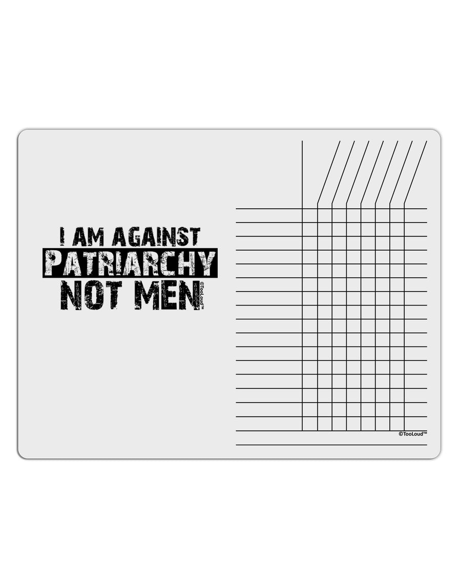 I Am Against Patriarchy Chore List Grid Dry Erase Board-Dry Erase Board-TooLoud-White-Davson Sales