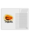 Trilobite Fossil Watercolor Text Chore List Grid Dry Erase Board-Dry Erase Board-TooLoud-White-Davson Sales