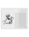 Taurus Illustration Chore List Grid Dry Erase Board-Dry Erase Board-TooLoud-White-Davson Sales