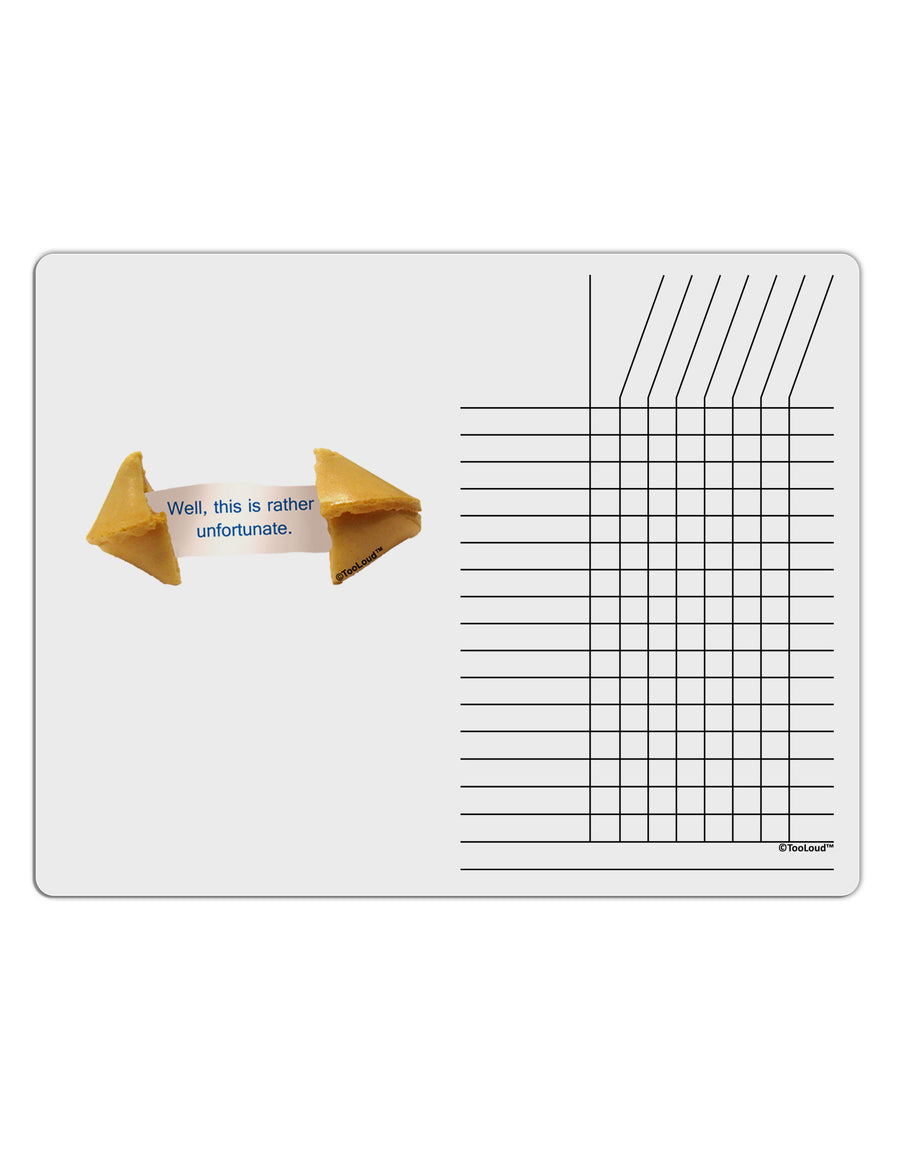 TooLoud Unfortunate Cookie Chore List Grid Dry Erase Board-Dry Erase Board-TooLoud-White-Davson Sales