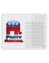 Republican Party Animal Chore List Grid Dry Erase Board-Dry Erase Board-TooLoud-White-Davson Sales