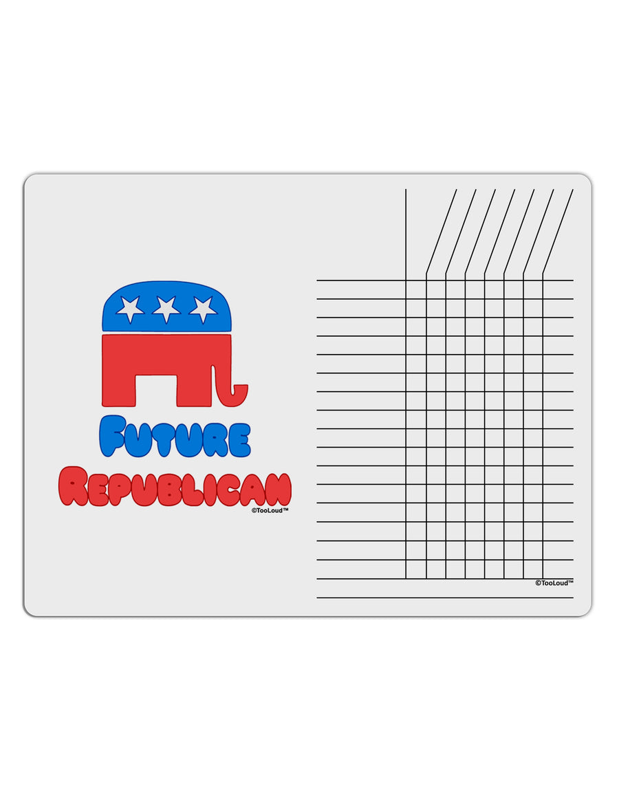 Future Republican Chore List Grid Dry Erase Board-Dry Erase Board-TooLoud-White-Davson Sales