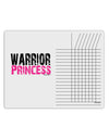 Warrior Princess Pink Chore List Grid Dry Erase Board-Dry Erase Board-TooLoud-White-Davson Sales