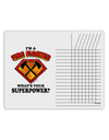Fire Fighter - Superpower Chore List Grid Dry Erase Board-Dry Erase Board-TooLoud-White-Davson Sales