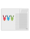 Scary Bunny Tri-color Chore List Grid Dry Erase Board-Dry Erase Board-TooLoud-White-Davson Sales