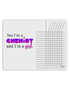 Yes I am a Chemist Girl Chore List Grid Dry Erase Board-Dry Erase Board-TooLoud-White-Davson Sales