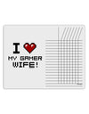 I Heart My Gamer Wife Chore List Grid Dry Erase Board-Dry Erase Board-TooLoud-White-Davson Sales