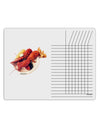 Lobster Plate Chore List Grid Dry Erase Board-Dry Erase Board-TooLoud-White-Davson Sales