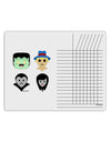 Cute Pixel Monsters Chore List Grid Dry Erase Board-Dry Erase Board-TooLoud-White-Davson Sales