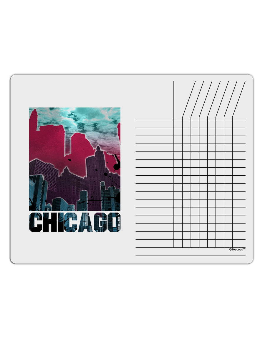 Chicago Abstract 2 Chore List Grid Dry Erase Board-Dry Erase Board-TooLoud-White-Davson Sales