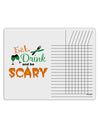 Eat Drink Scary Green Chore List Grid Dry Erase Board-Dry Erase Board-TooLoud-White-Davson Sales