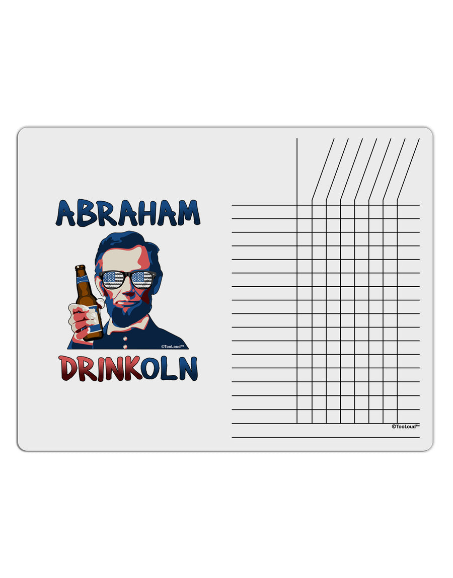 Abraham Drinkoln with Text Chore List Grid Dry Erase Board-Dry Erase Board-TooLoud-White-Davson Sales