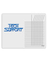 Tech Support Logo Chore List Grid Dry Erase Board by TooLoud-Dry Erase Board-TooLoud-White-Davson Sales