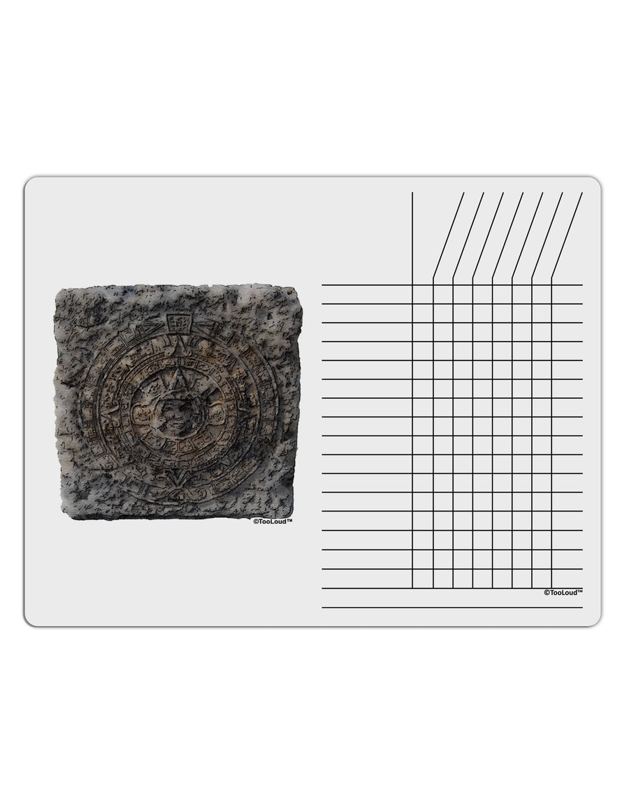 Stone Carving Watercolor Chore List Grid Dry Erase Board-Dry Erase Board-TooLoud-White-Davson Sales