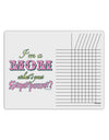 I'm a Mom - What's Your Superpower - Pink Chore List Grid Dry Erase Board by TooLoud