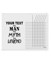 Personalized The Man The Myth The Legend Chore List Grid Dry Erase Board by TooLoud-Dry Erase Board-TooLoud-White-Davson Sales