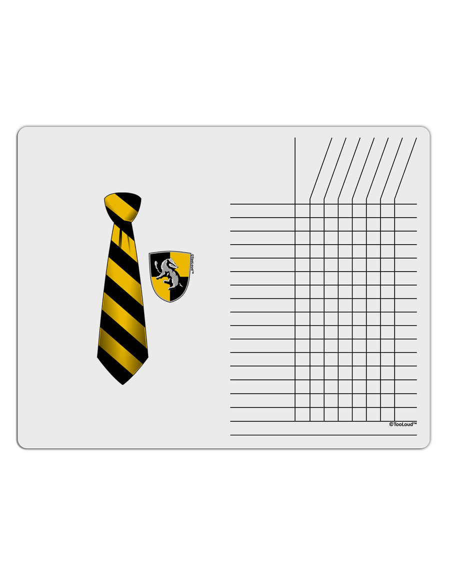 TooLoud Wizard Tie Yellow and Black Chore List Grid Dry Erase Board-Dry Erase Board-TooLoud-White-Davson Sales