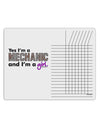 Yes I am a Mechanic Girl Chore List Grid Dry Erase Board-Dry Erase Board-TooLoud-White-Davson Sales