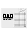 Dad Knows Best Chore List Grid Dry Erase Board by TooLoud-Dry Erase Board-TooLoud-White-Davson Sales