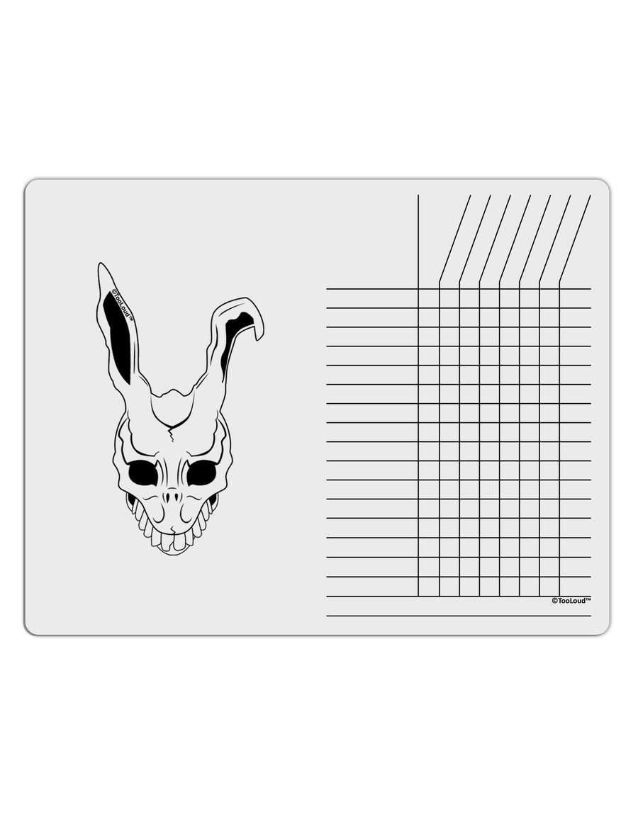 Scary Face Bunny White Chore List Grid Dry Erase Board-Dry Erase Board-TooLoud-White-Davson Sales