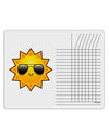 Sun With Sunglasses Chore List Grid Dry Erase Board by TooLoud-Dry Erase Board-TooLoud-White-Davson Sales