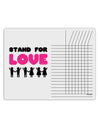 Stand For Love Pink Chore List Grid Dry Erase Board-Dry Erase Board-TooLoud-White-Davson Sales