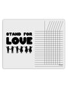 Stand For Love Chore List Grid Dry Erase Board-Dry Erase Board-TooLoud-White-Davson Sales