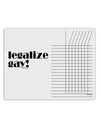 Legalize Gay Chore List Grid Dry Erase Board