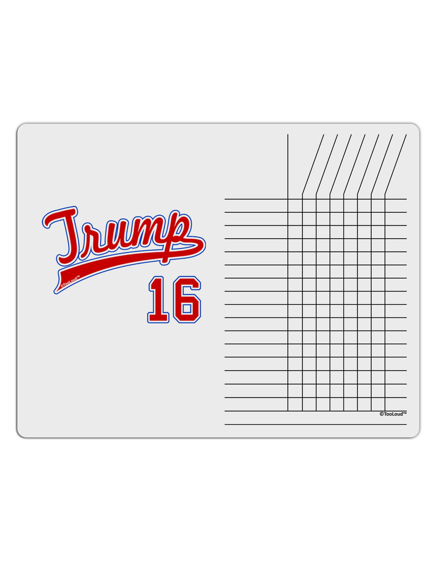 Trump Jersey 16 Chore List Grid Dry Erase Board-Dry Erase Board-TooLoud-White-Davson Sales