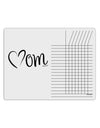 Mom with Brushed Heart Design Chore List Grid Dry Erase Board by TooLoud-Dry Erase Board-TooLoud-White-Davson Sales